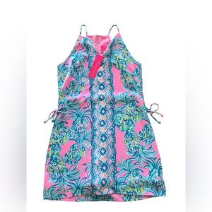 NWT Lilly Pulitzer Pink and Blue Romper